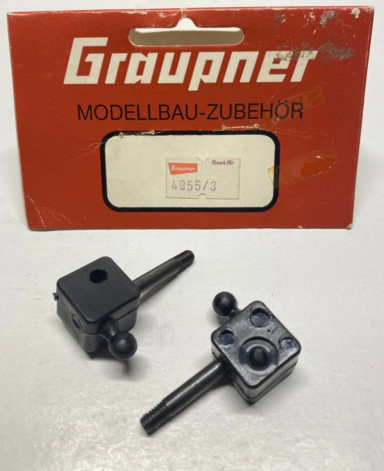 GRAUPNER #4955/3 - Paire de fusées AV pour Mini et Fiat 1/12 (Kyosho/Tamiya) - Photo 1/1