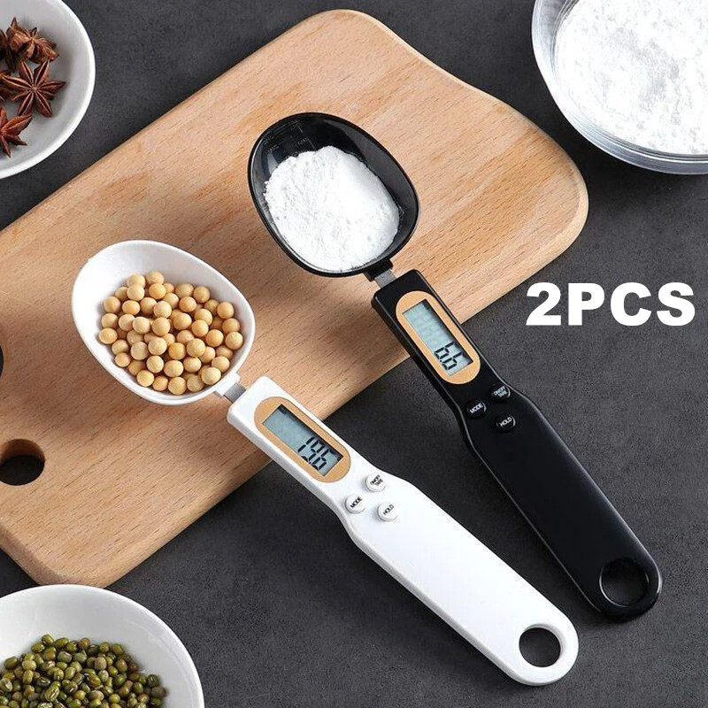 Spoon Scale Digital Kitchen Scale Electronic LCD Food Scale 0.1-500g Cooking-image