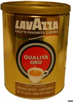 Ground Coffee 100 percent Arabica Qualita Oro (Lavazza), CASE 12x250g