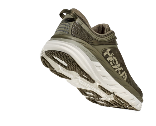 HOKA BONDI 7 Sneakers Olive Haze/White New - Zdjęcie 4 z 5