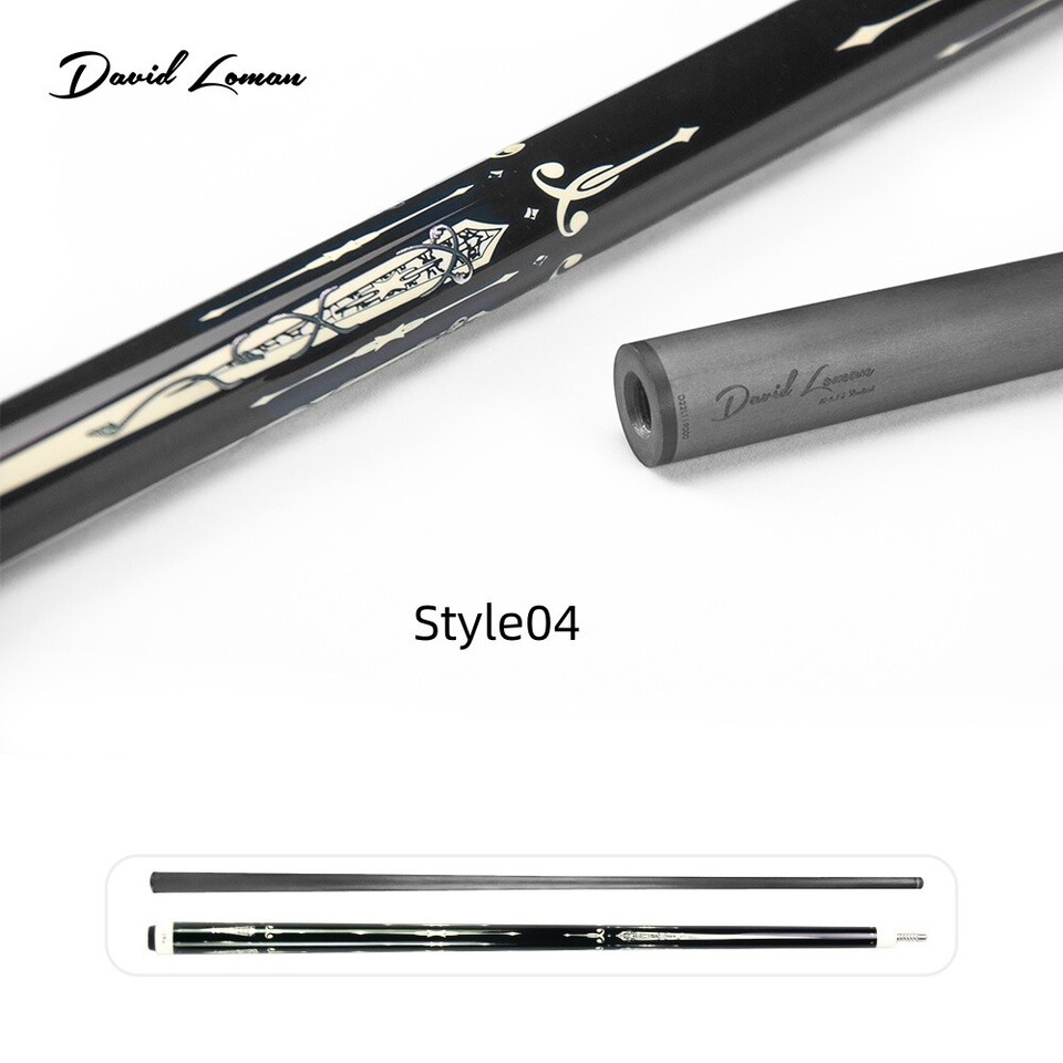 David Loman Carbon Cue 11.8mm Tip DAVID LOMAN Carbon Fiber Pool