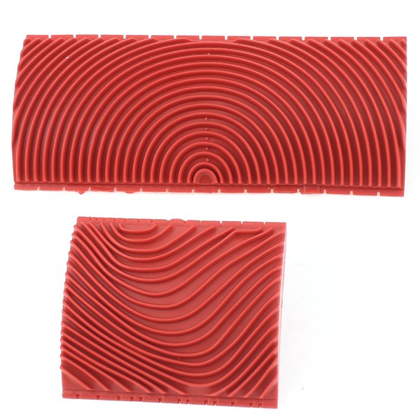 uxcell Rubber Wood Grain Graining Wall Art Paint Decoration DIY Tool 2