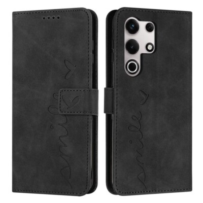 For itel S25 Ultra Skin Feel Heart Embossed Leather Phone Case cover