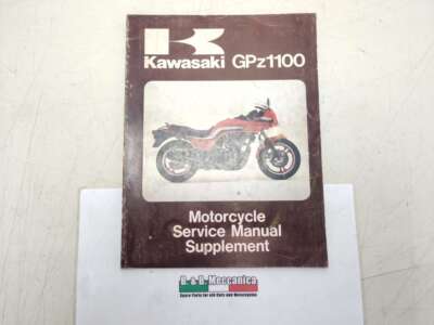 MANUALE SERVIZI OFFICINA ORIGINALE KAWASAKI GPZ 1100 ZX 1983