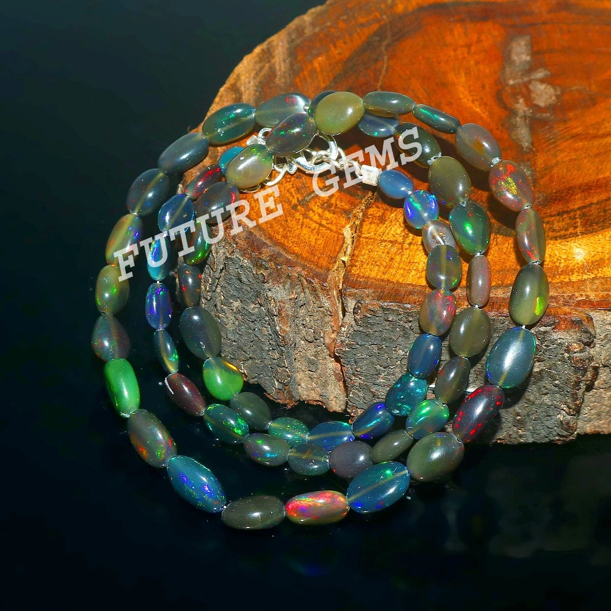 Real opal best sale necklace