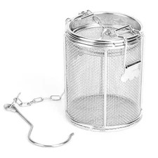 Tea Spice Strainer Filter Mesh Stainless Steel Seasoning Basket Kitchen Tool