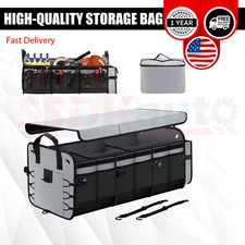 Trunk Cargo Organizer Folding Storage Collapse Bag Bin fit For Car Truck SUV