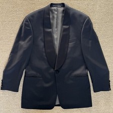 HUGO BOSS Vintage Late 80s Early 90s Black Tschaikowsky Scala Tuxedo Jacket 42R