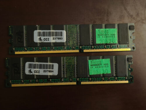 Hynix 512MB (2x256MB) DDR1 Desktop RAM Memory HY5DU56822AT-H - Picture 1 of 2