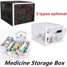 Medicine Storage Box with Lock Lockable Box For Food Refrigerator Storage Box