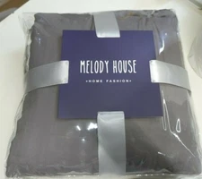 Duvet Cover Set Queen - Slate Grey 3 Piece Bedding Set 