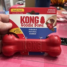KONG Goodie Bone Puppy Treat Stuffable Small Dog Teething Chew Toy.