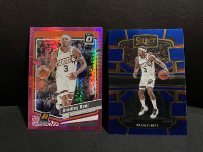 2023-24 Panini Donruss Optic Pink Prizm / Select  Bradley Beral #'s 131/ 47 Suns
