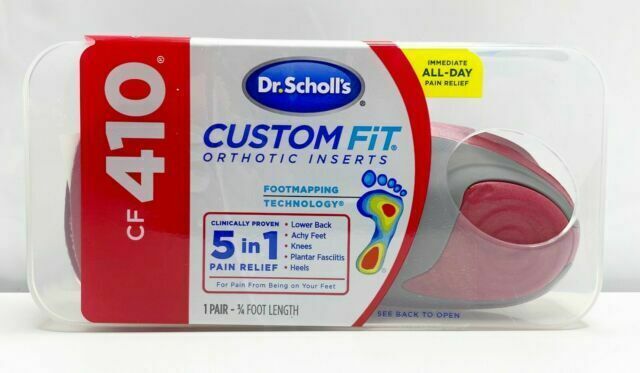 Scholl's CF410 Orthotic Insole Custom Fit