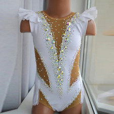 Rhythmic Gymnastics Leotards Artistic Leotards Girl Leotard Mesh High Elasticity