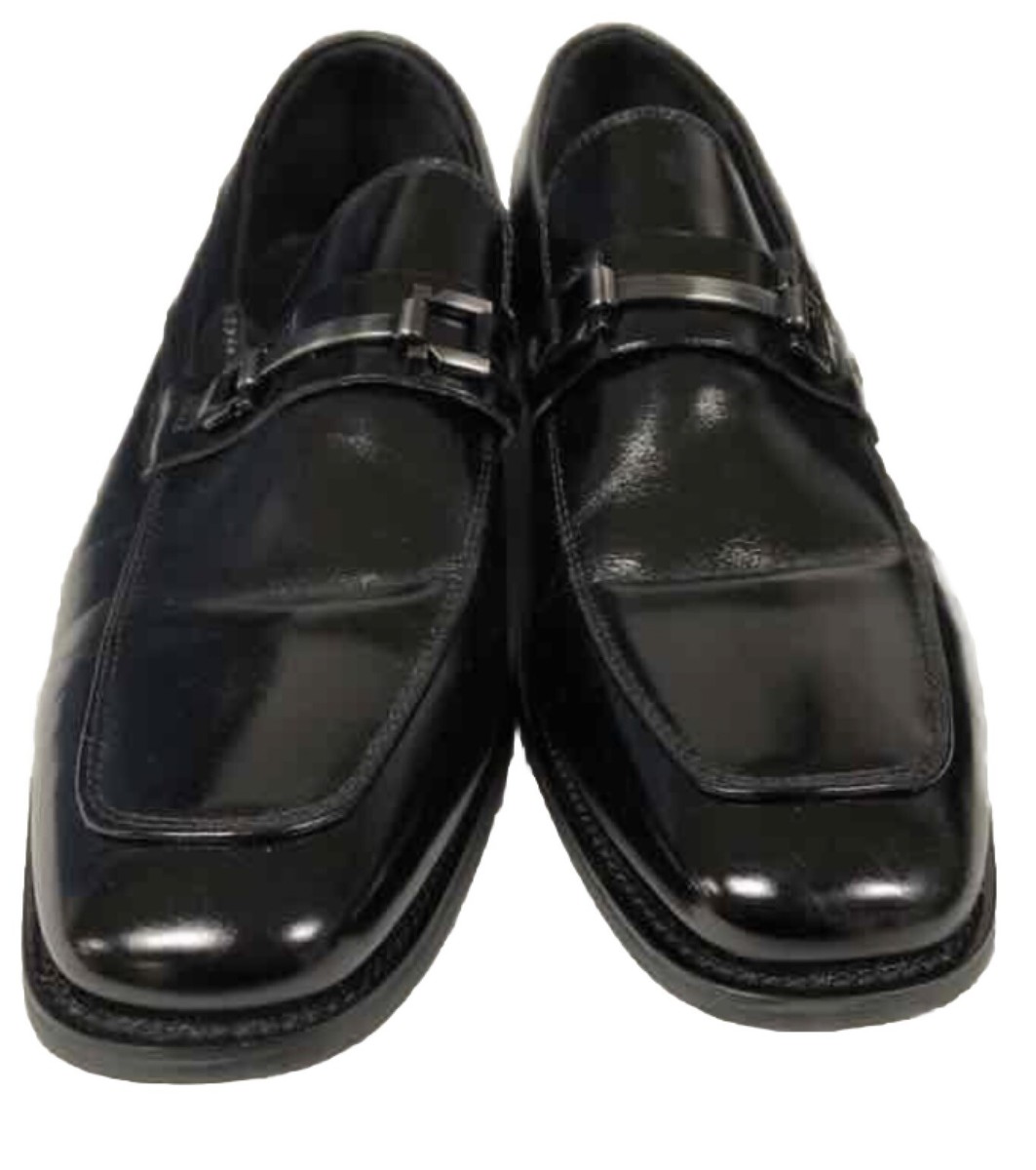 Stacy Adams Men Black Leather Bit Square Toe Dress Loafer Shoes 20133-001 Sz 12M Stacy Adams Blake Men main image 4