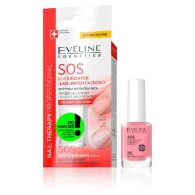 5901761971965 Eveline Cosmetics Nail Therapy Professional SOS odżywka wzmacniają