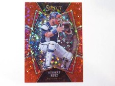 2022 Panini Select Baseball Keibert Ruiz Premier Level Red Disco Card Nationals