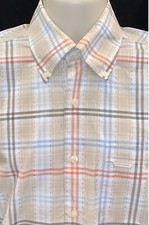 Alex Cannon Men s Button Down Plaid Long Sleeve Shirt Size M