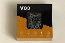 Brand New Crackle Bluetooth HD Sound Quality Earbuds V83 With Charging Case Blk
