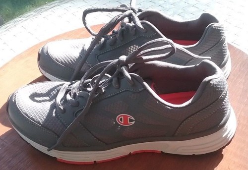 CHAMPION MENS GREY MEMORY FOAM SNEAKERS 