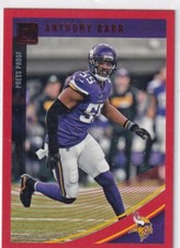 2018 Donruss #178 Anthony Barr Press Proof Red NM