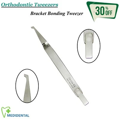 TK PLUS Orthodontique Laboratoire Précelles Bracket Holding Tweezers Reverse Action CE