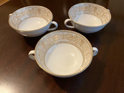EINE (8 verfügbar) Royal Doulton Sovereign CREMESUPPE COUPE/TASSE 4,5'' 11 cm