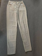VTG Bongo High Waisted Mom Jeans Pants 3 Tan Tapered Made in USA Measures 24x32
