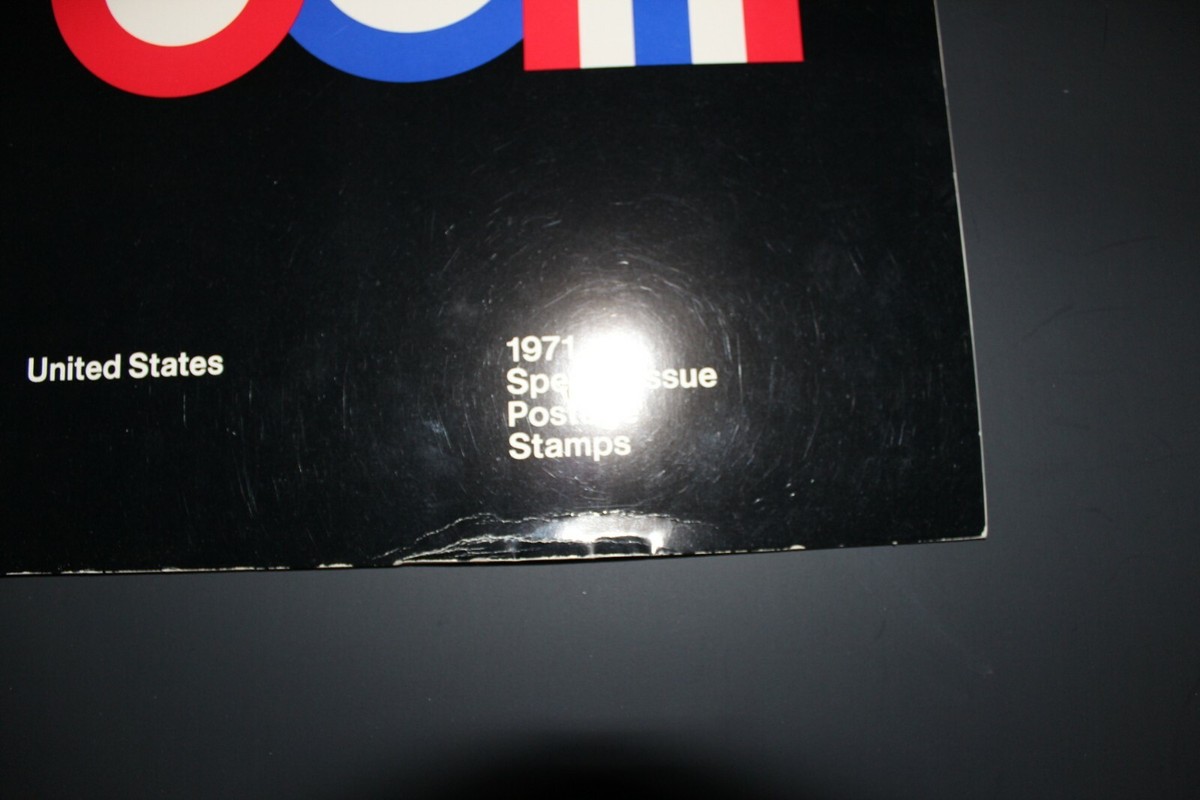 1971 United States Postage Stamps Special Issues Folder Complete