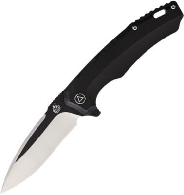 New QSP Knife Woodpecker Framelock Black Folding Pocket Knife QS116-D II