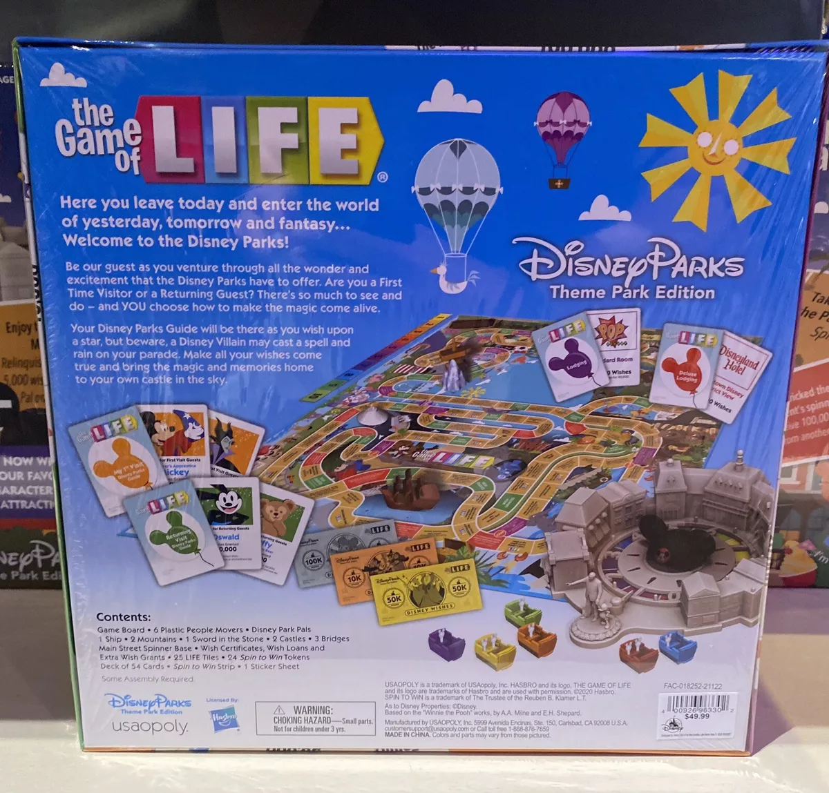 Disney Theme Park Edition Game - The Game of LIFE