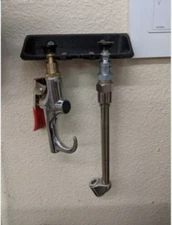 Wall Mounted Air Tool Quick Connect Attachments Holder Pneumatic Accessory Hang