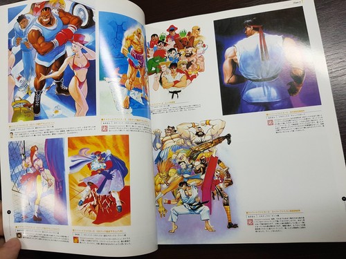 Capcom Design Works Early Days Japan Sreetfighter Rockman Game Art