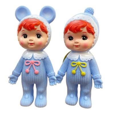 Charmy-Chan Soft Vinyl Figur hellblau Farbe 2er Set Kodama Toy Sofubi