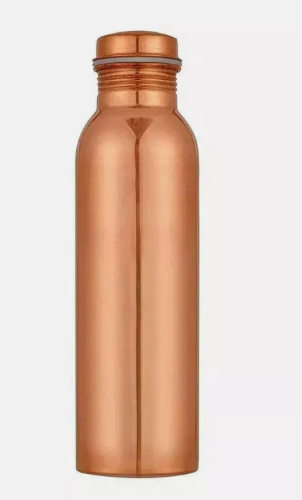 Pure Copper Water Bottle For Ayurveda Health Yoga Benefits 950ml Free Shipping.