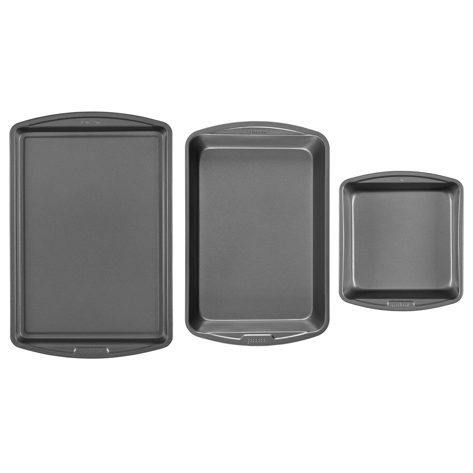 3 pack 8x8 Baking Pan with 13x9 Bake Pan and 13x9 Cookie Sheet