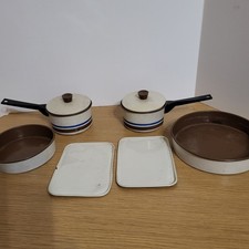 Vintage Kids Toy Dishes Aluminum Specialty Cook Ware Pans