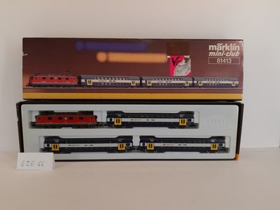 GZE66 Märklin 81413 Spur Z Personenzugpackung Züricher Nahverkehr 6/6 SBB und Do