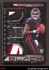 2024 Panini Black Ruby Michael Penix Jr. RC Rookie TRIPLE TAG PATCH 05/10