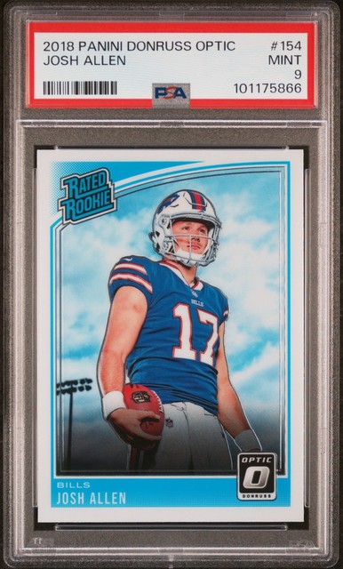2018 Panini Donruss Optic Josh Allen PSA 9! Well Centered! Bills