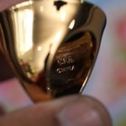 QVC Kenneth Jay Lane Goldtone Blue World Capital Ring Size 5 — photo 4