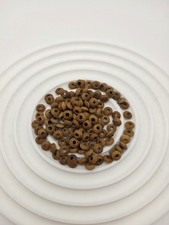 0.3 oz Bag of Natural Wood Spacer Beads   Small Wooden Beads for Jewelry  Craft