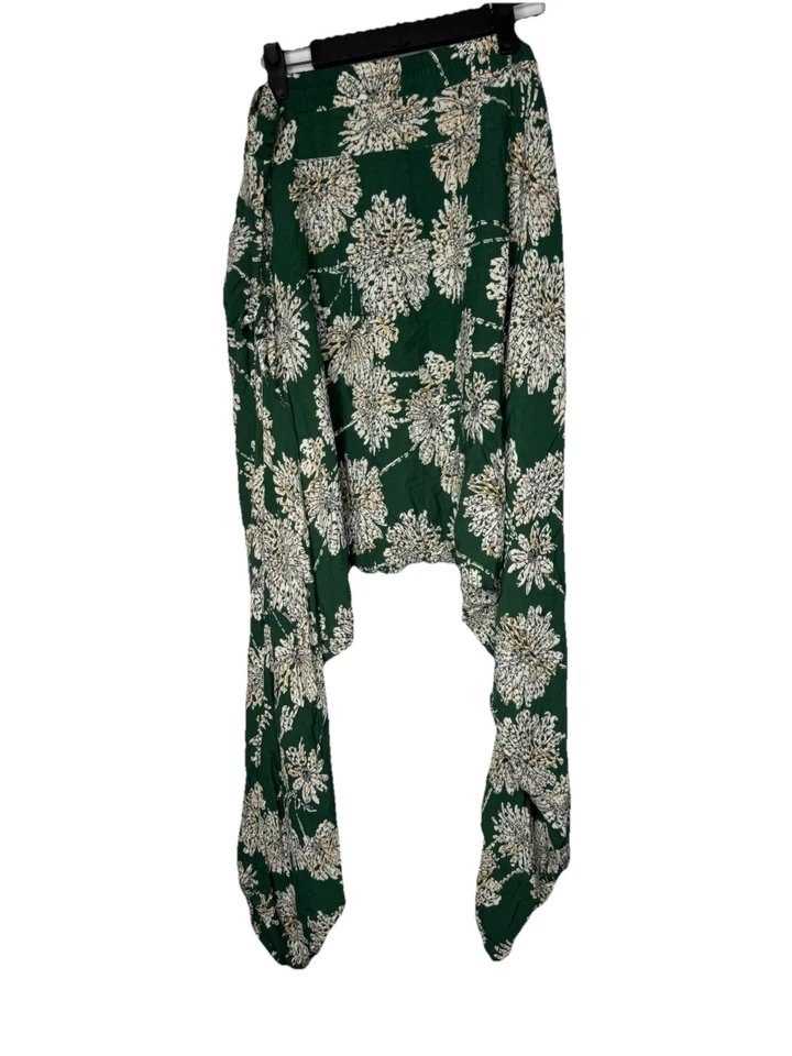 Pantalones Buda Diente de León Sabana Jersey Talla Grande Harén Verde Floral Foto 3 de 4