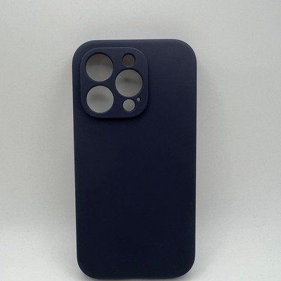 SURPHY iPhone 14 Pro 6,1'' Hülle Flüssigsilikon Stoßfest - Mitternachtsblau