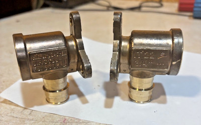 2- ProPEX 3/4'' Pex-A Expansion Barb x 3/4'' FIP Lead-Free Brass 90 drop ear elbow