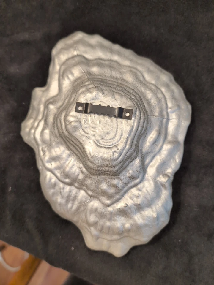 Juego de 3 platos colgantes Akcam turcos iridiscentes soplados a mano concha de ostra Foto 3 de 4