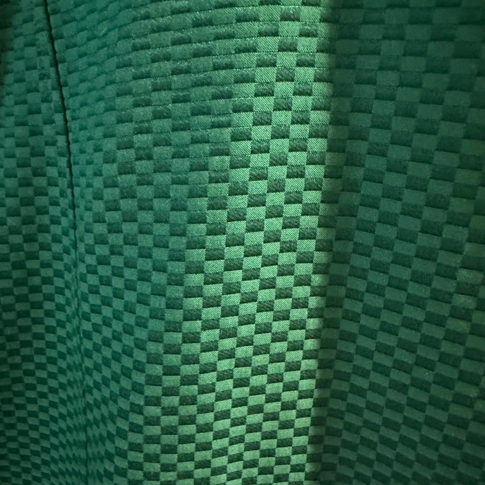 NWT Talbots Womens Green Textured Sheath Dress Sleeveless V-Neck MIDI Plus - Image 2 of 4