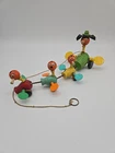 Vintage Fisher Price Gabby Goofies Duck Pull Toy 1956