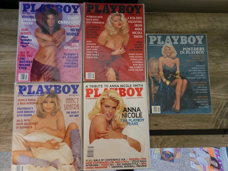 #1 Vintage Lot Of 5 Playboy Magazines 1992-2007